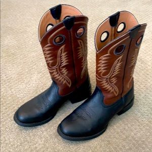 Ariat black western boots, size 10D
